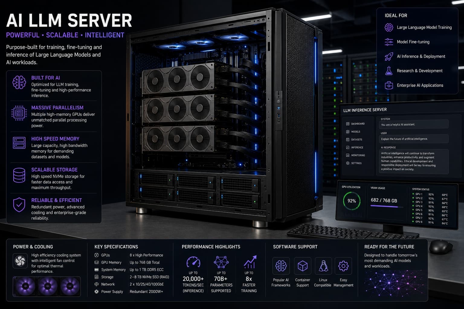 Local LLM and private AI infrastructure from Panwar Enterprises