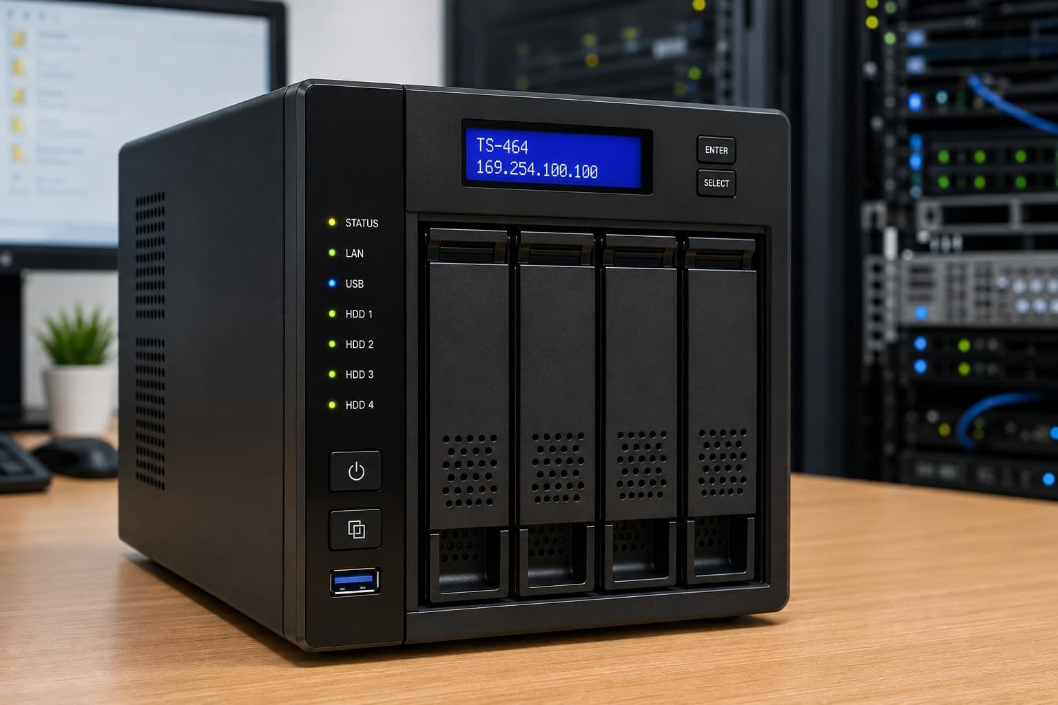 Local NAS server for business file sharing and centralized storage